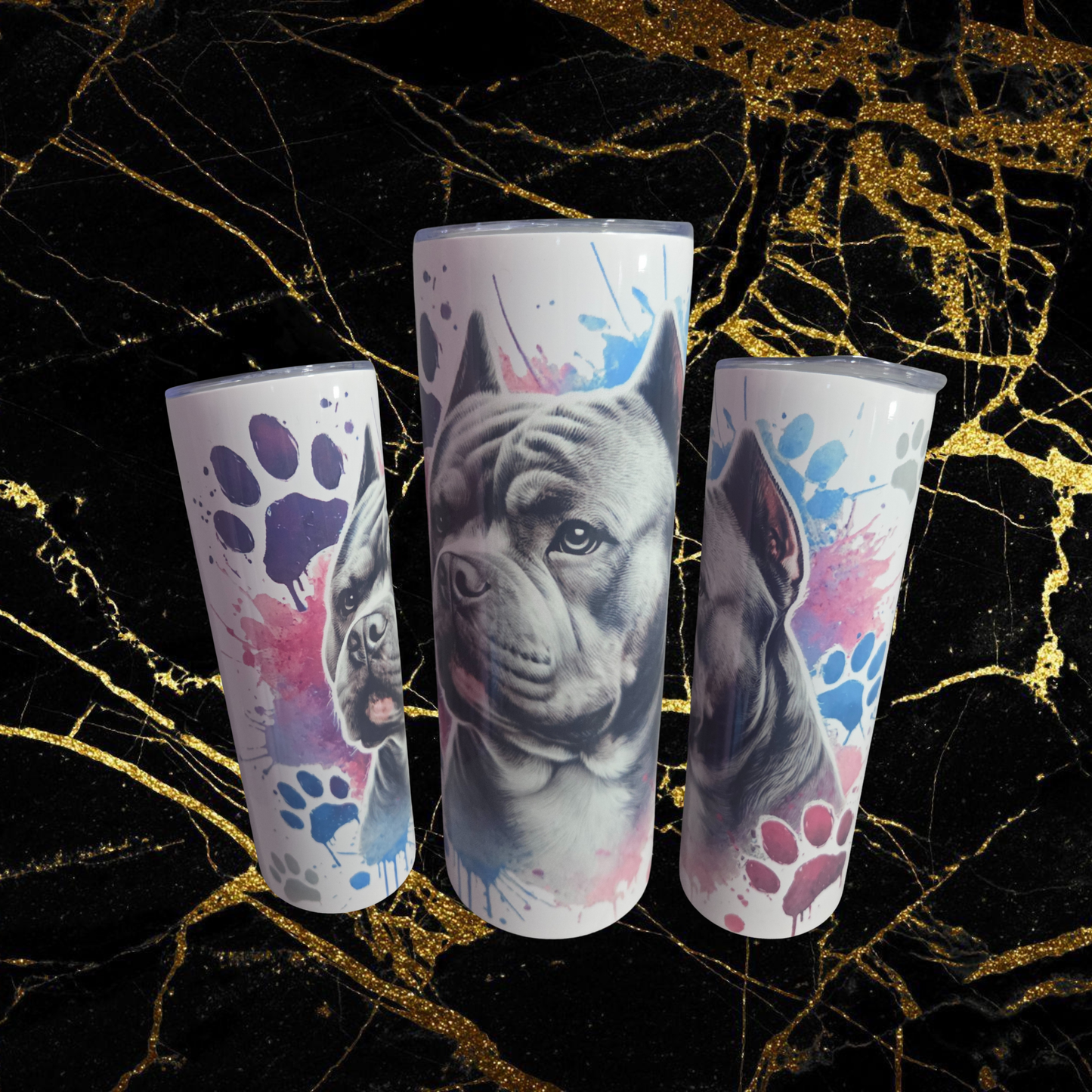 Watercolor Grey Bullie