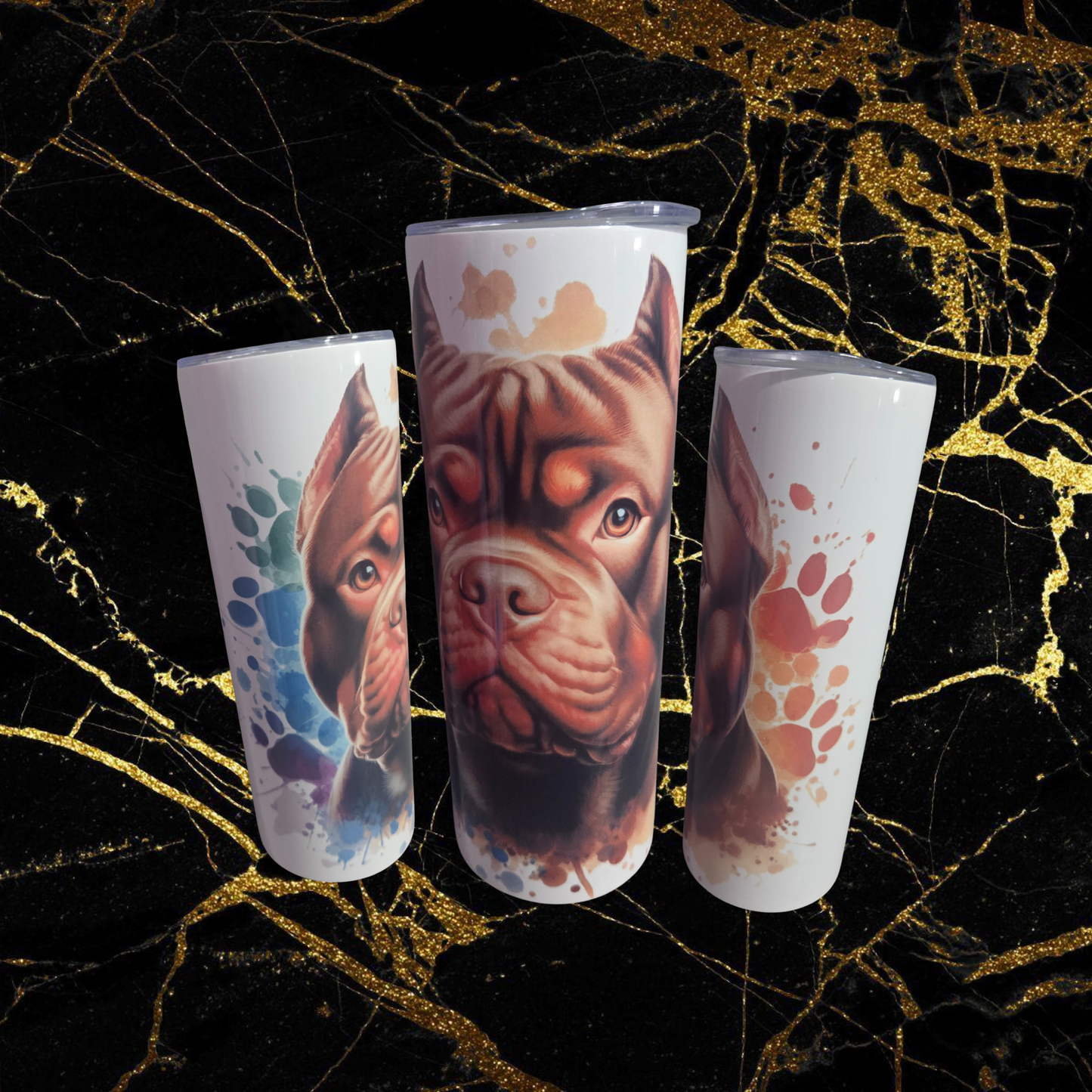 Watercolor Red Bullie