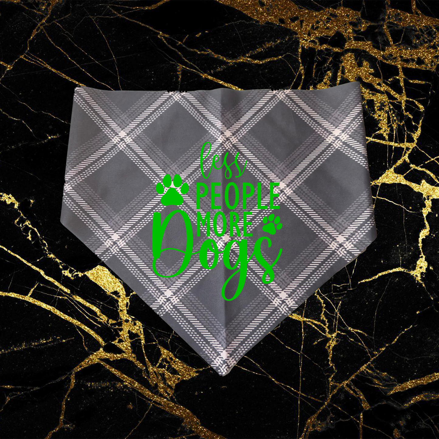 Less People More Dogs_Light Green