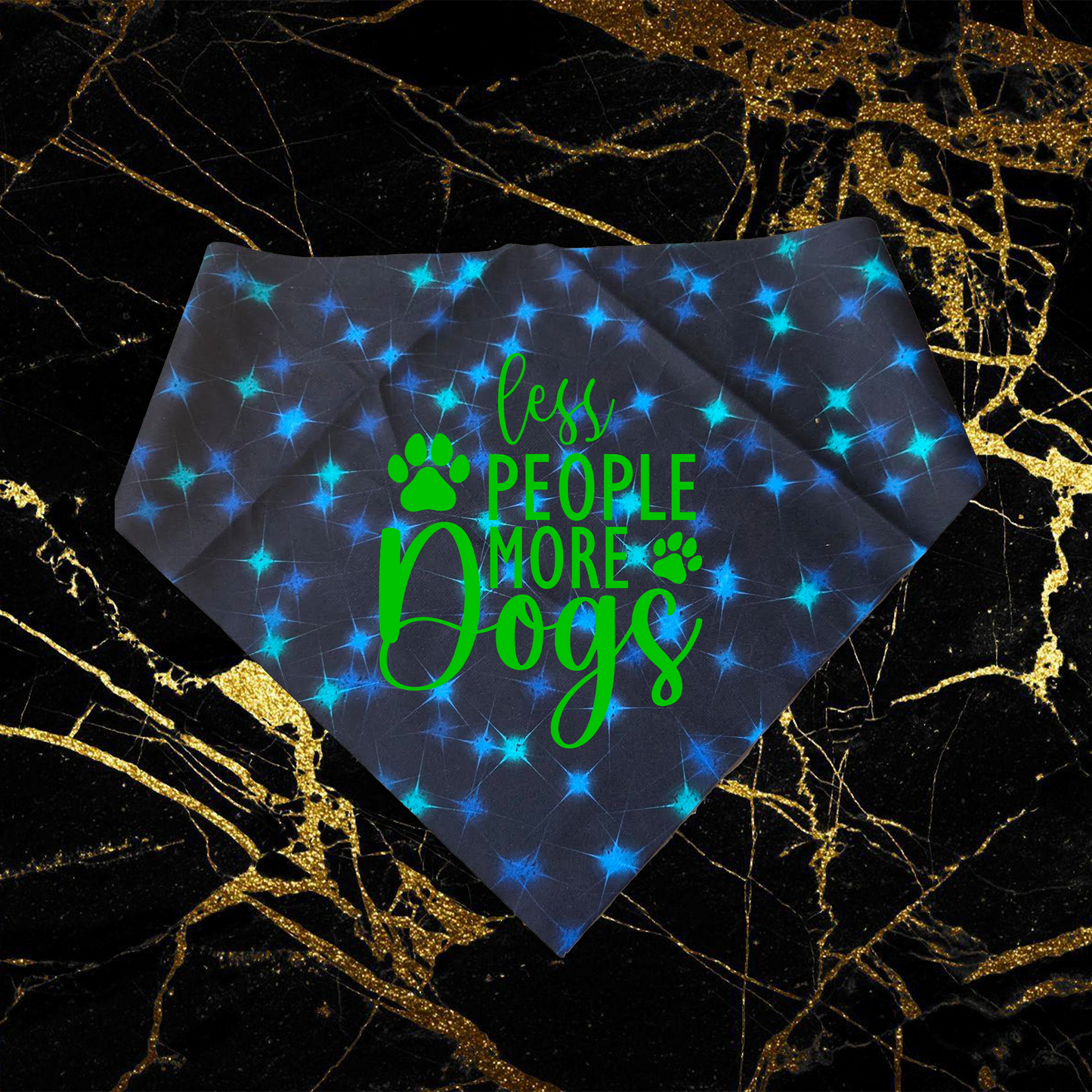 Less People More Dogs_Light Green
