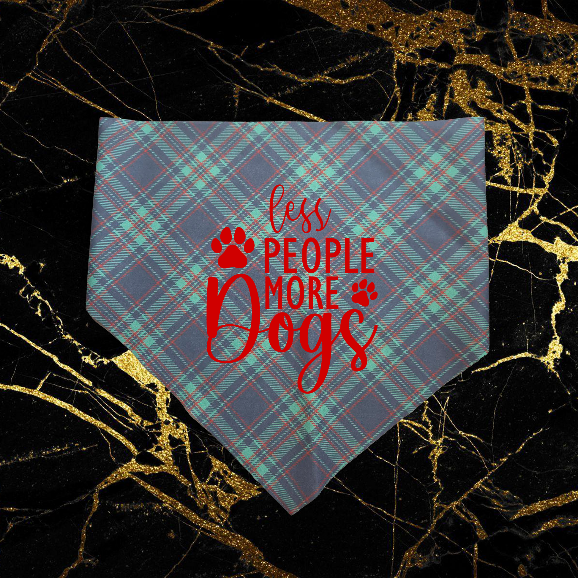 Less People More Dogs_Red