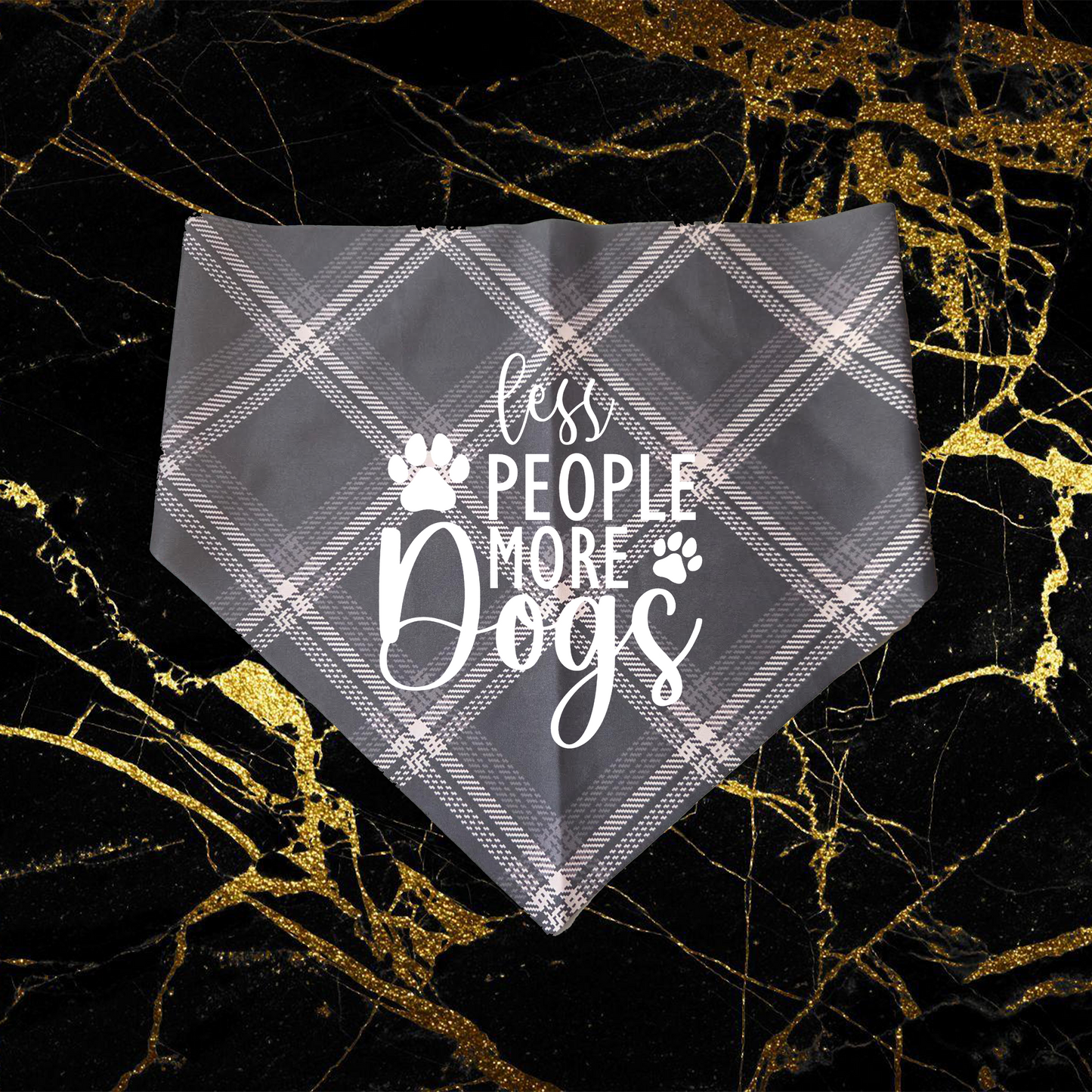 Less People More Dogs_White
