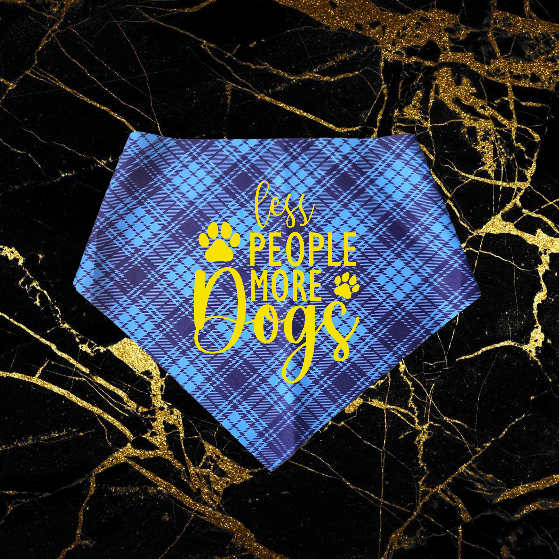 Less People More Dogs_Yellow