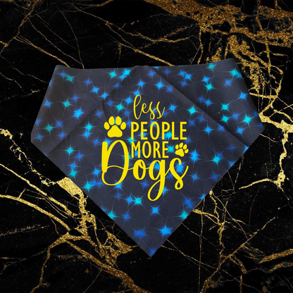 Less People More Dogs_Yellow