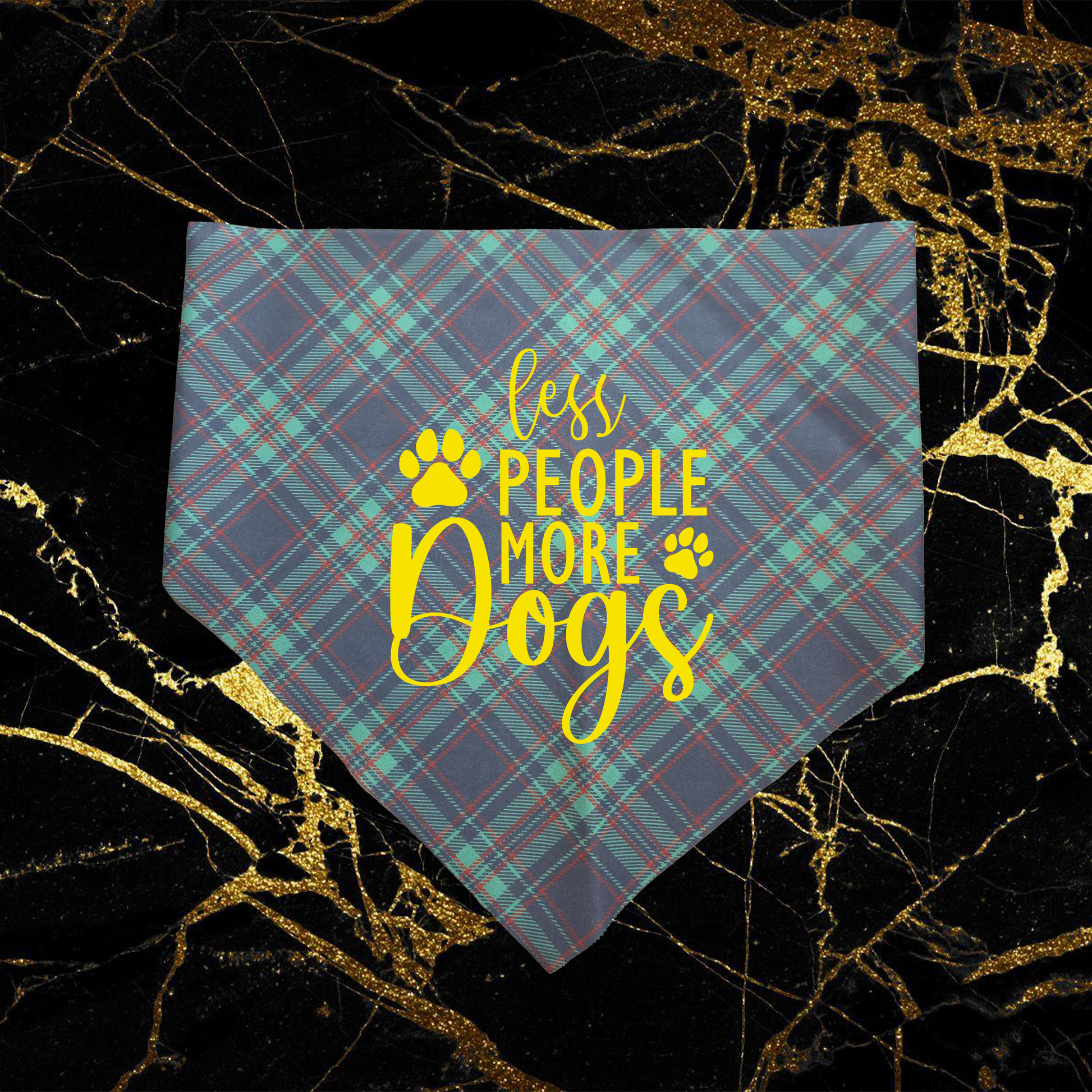 Less People More Dogs_Yellow