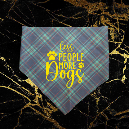 Less People More Dogs_Yellow
