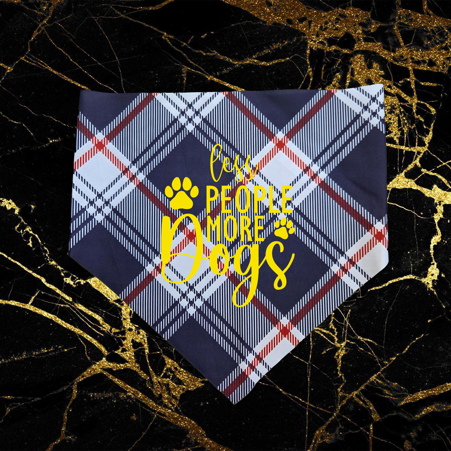 Less People More Dogs_Yellow