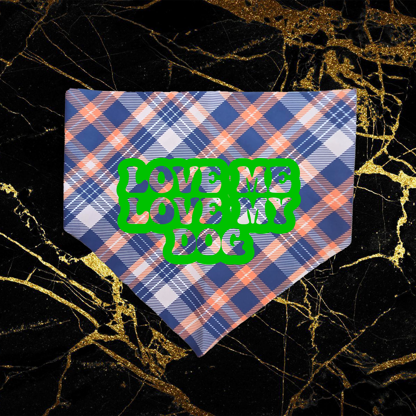 love me love my dog_light green