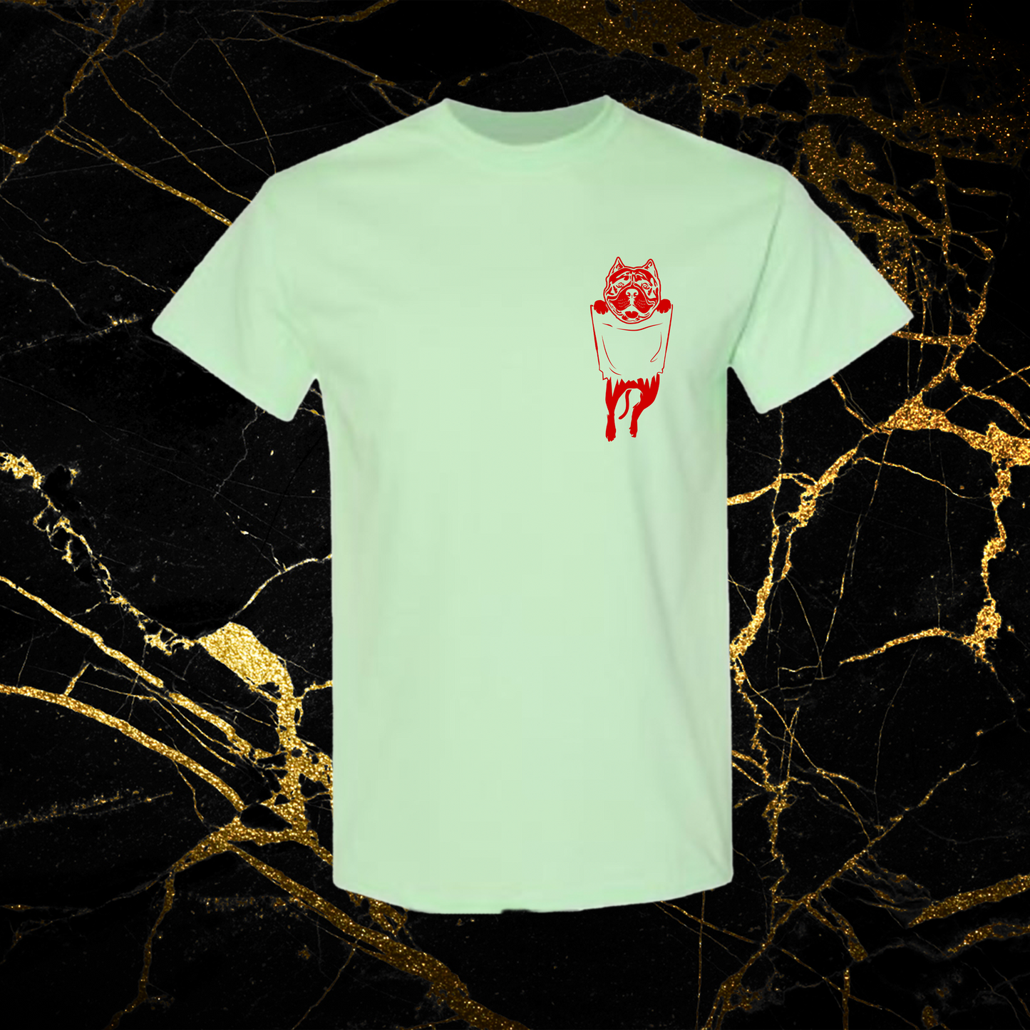 red_mint green